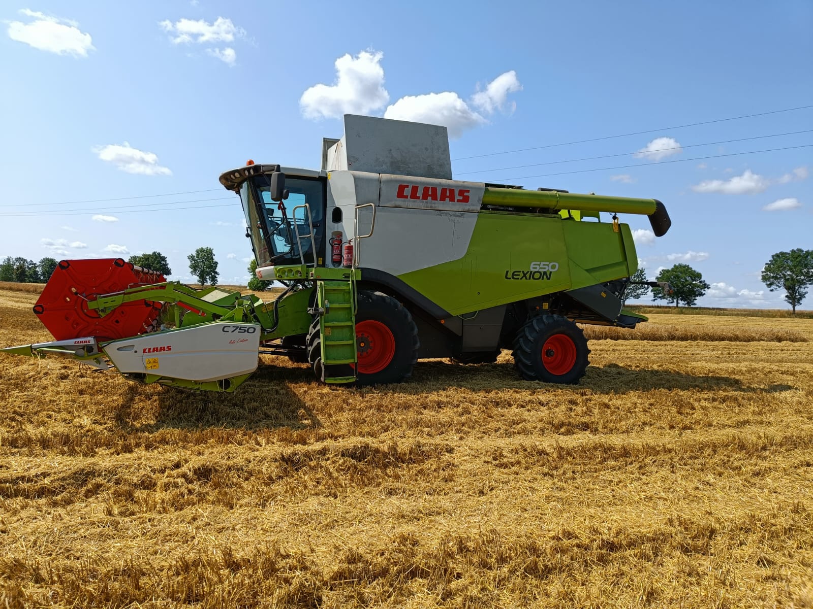 Kombajn zbożowy Claas Lexion 650