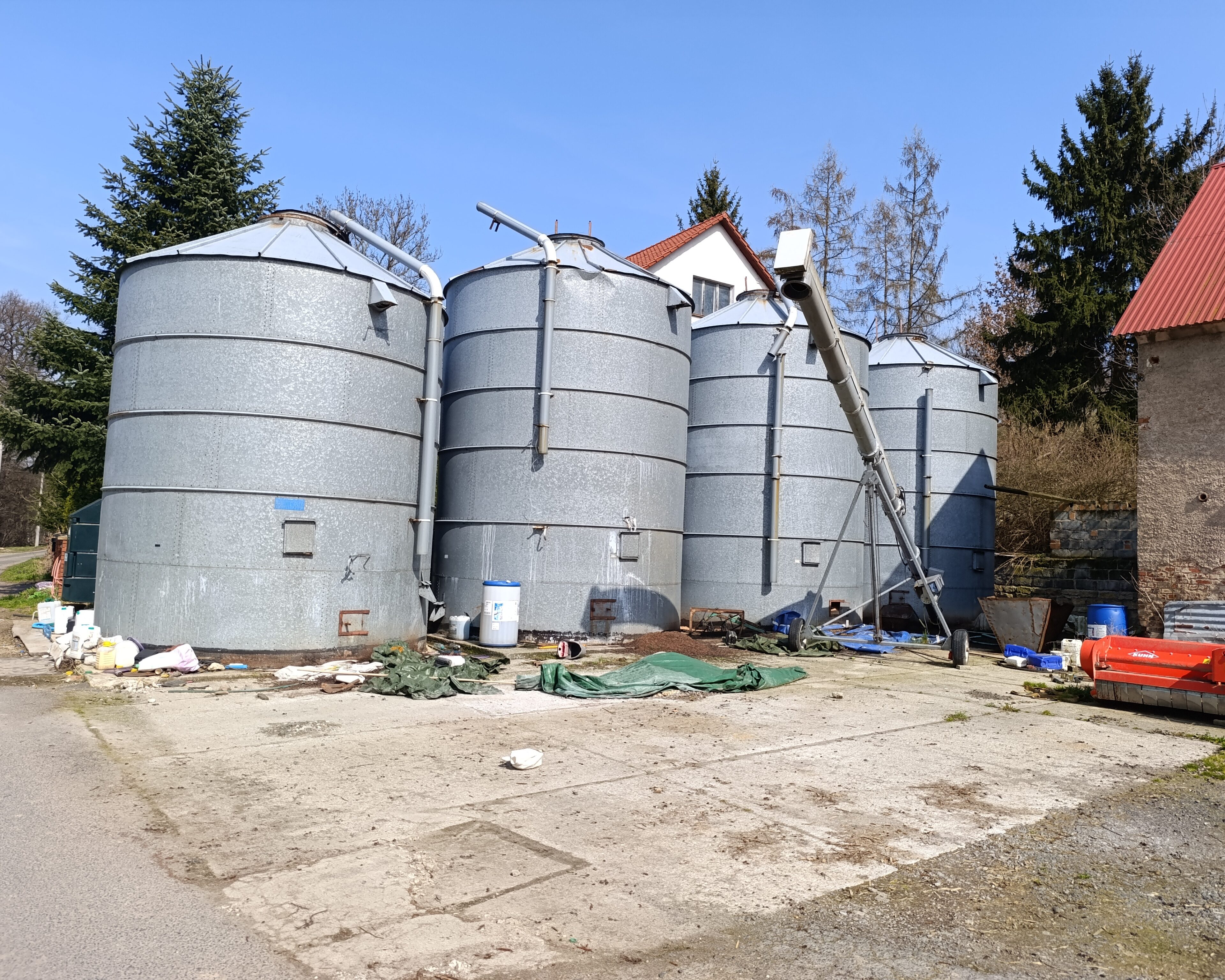 Silos zbożowy 60 ton, 80 ton