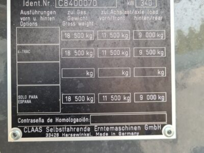 Claas Lexion 6800 4x4