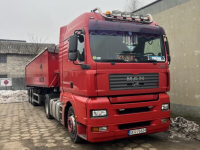 MAN TGA 18.440 z Naczepą Wielton