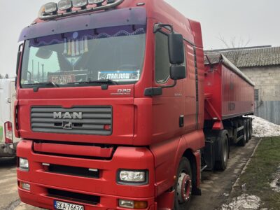 MAN TGA 18.440 z Naczepą Wielton