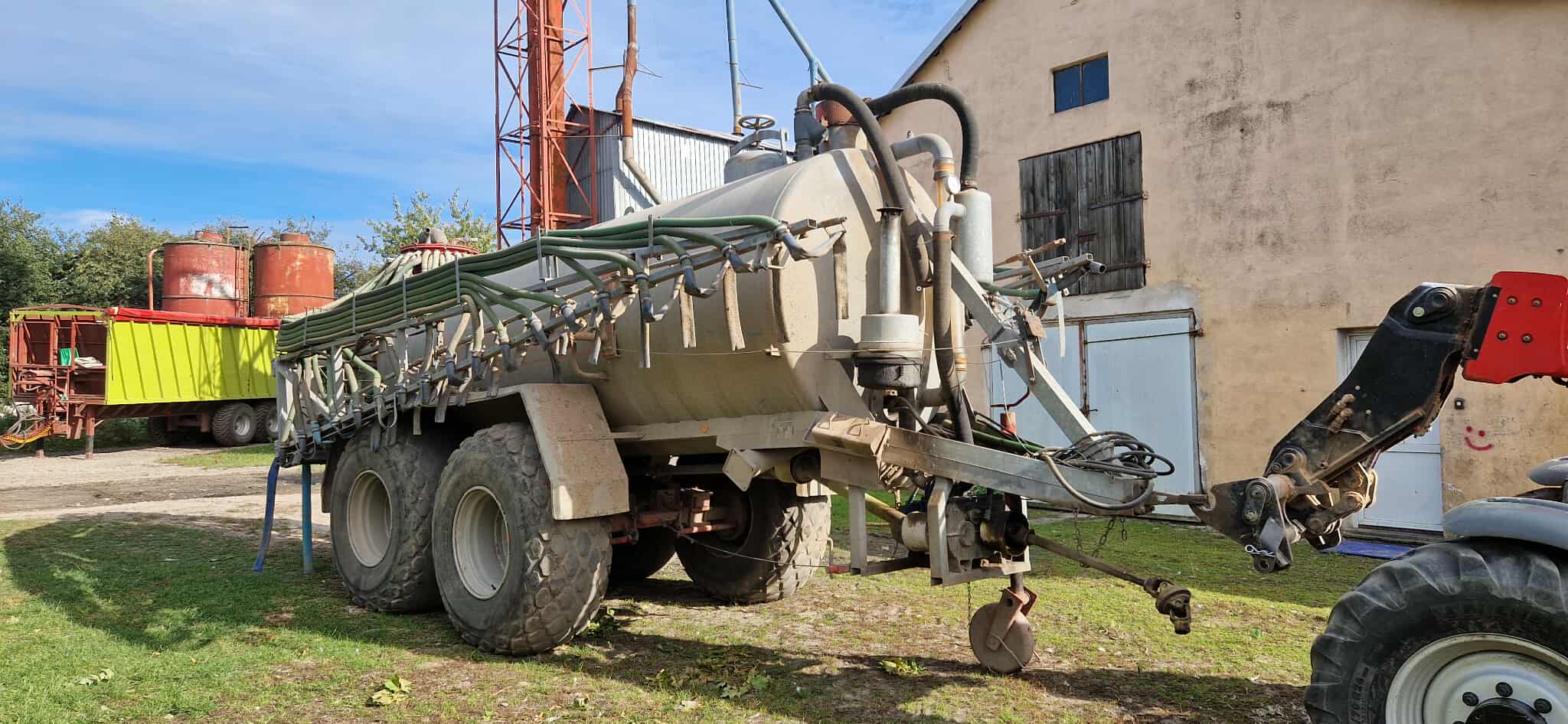 Beczkowóz Kotte 12500 litrów, 15m węże rozlewające