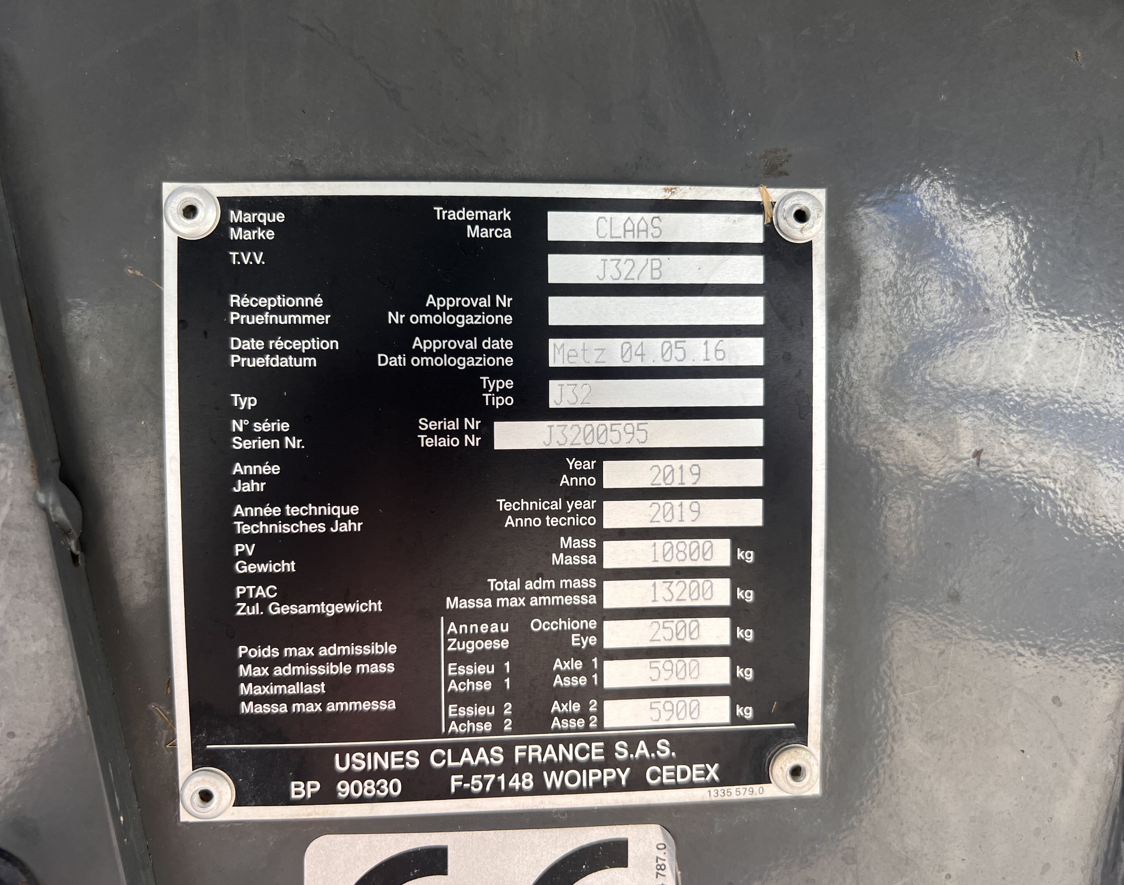 CLAAS QUADRANT 5300 RF