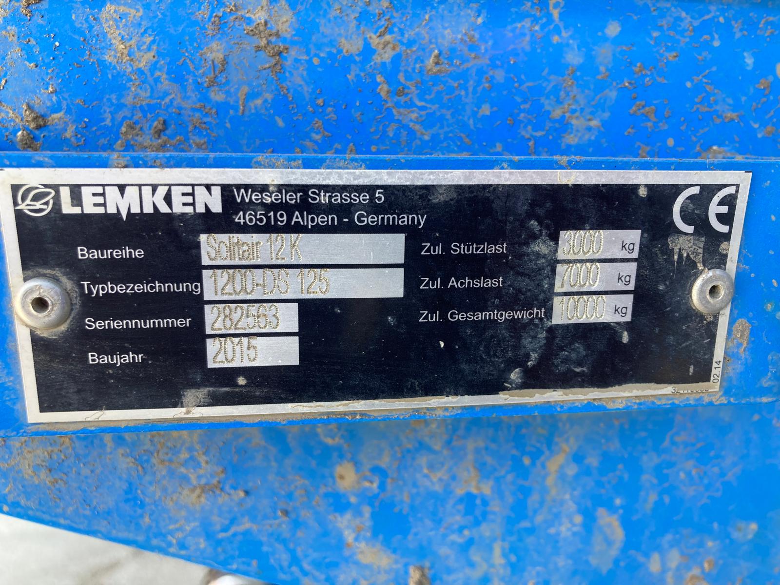 Lemken Solitar 12K