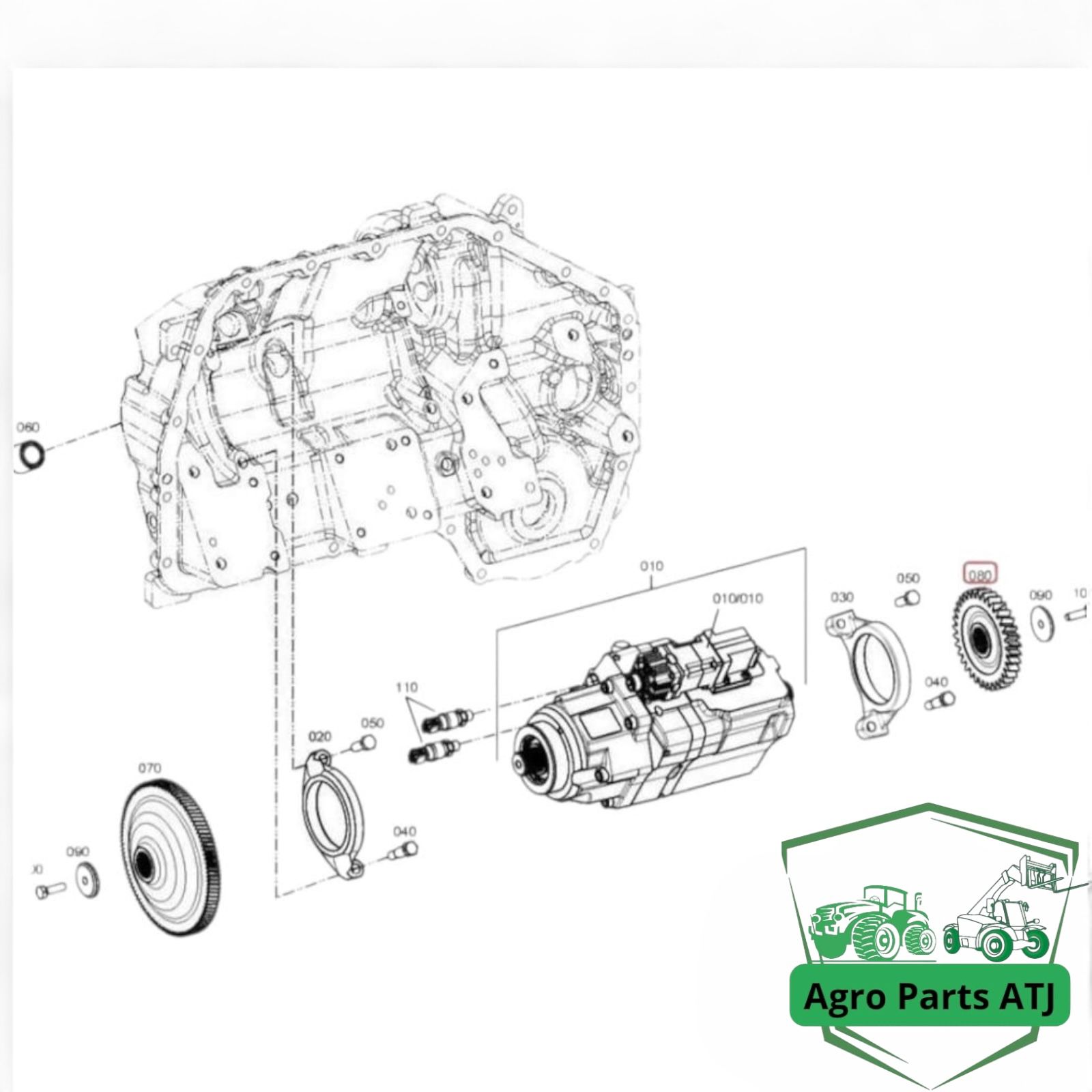 KOŁO ZĘBATE Z65X19mm 2097302008 TVT/CVT/CVX SMATIC 240T