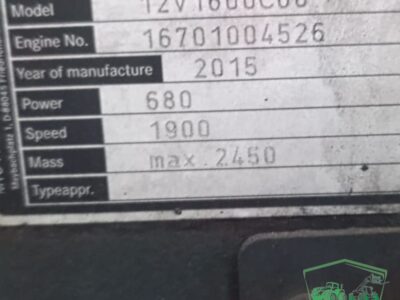 Silnik Rolls-Royce MTU V12 21.1L – 680 KM – z maszyny rolniczej Fendt Katana