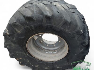 Koło R19.5 Michelin 445/70R19.5 do Mecalac 12 MTX – kompletne, gotowe do montażu
