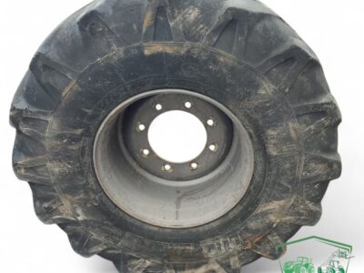 Koło R19.5 Michelin 445/70R19.5 do Mecalac 12 MTX – kompletne, gotowe do montażu