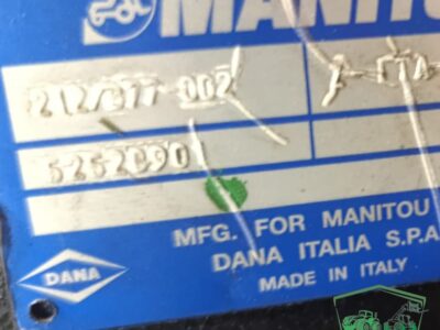 Tylny most / oś tylna Dana Spicer 212/B77-002 – Manitou MLT 741