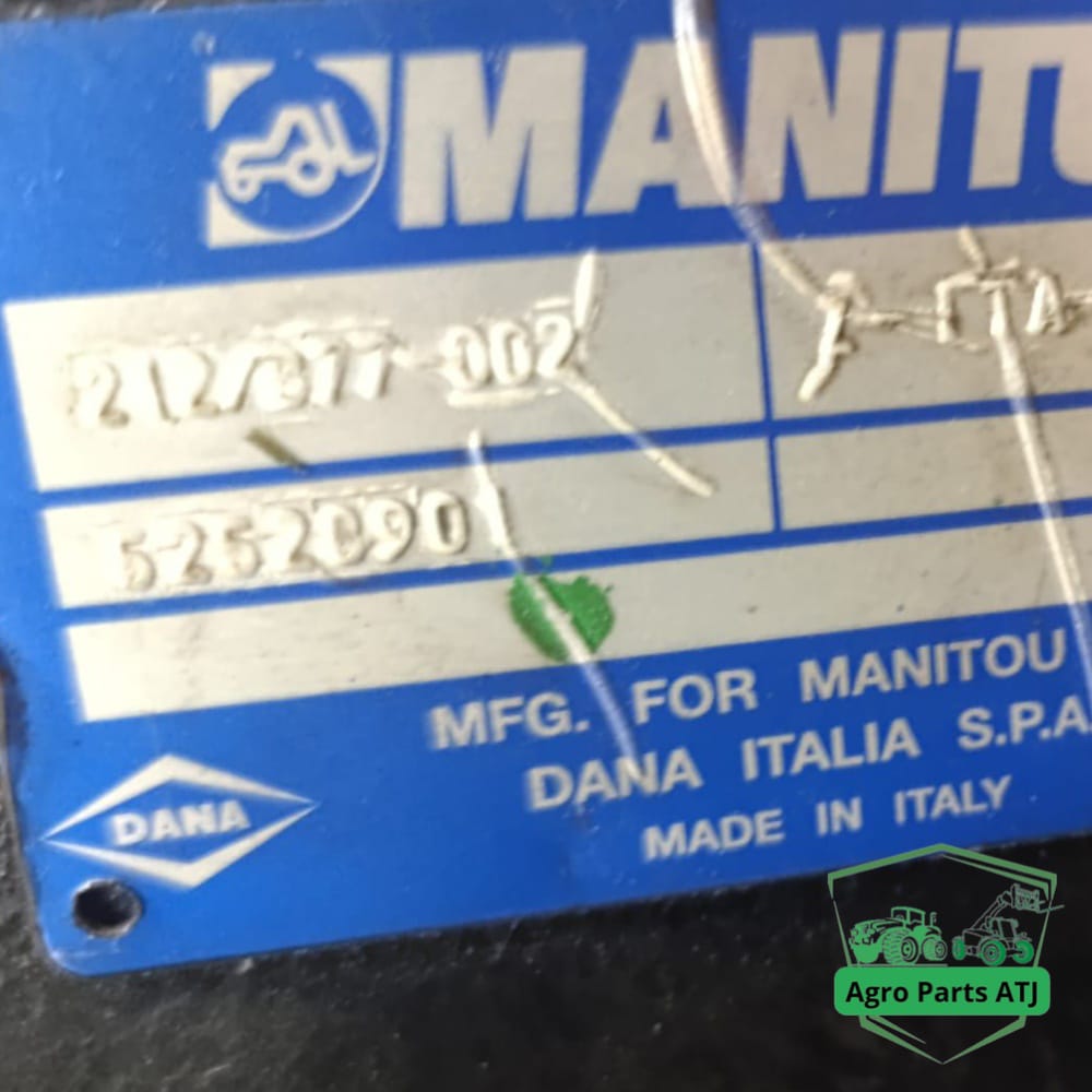 Tylny most / oś tylna Dana Spicer 212/B77-002 – Manitou MLT 741