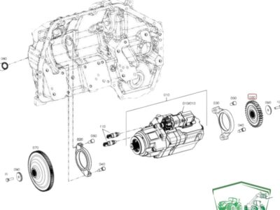 Koło koronowe skrzyni biegów ZF 1923002200381 TVT/CVT/CVX SMATIC 79Z