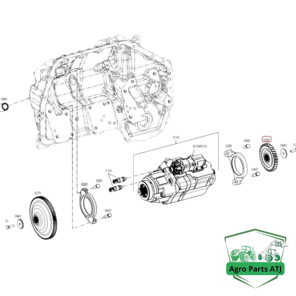 Koło koronowe skrzyni biegów ZF 1923002200381 TVT/CVT/CVX SMATIC 79Z