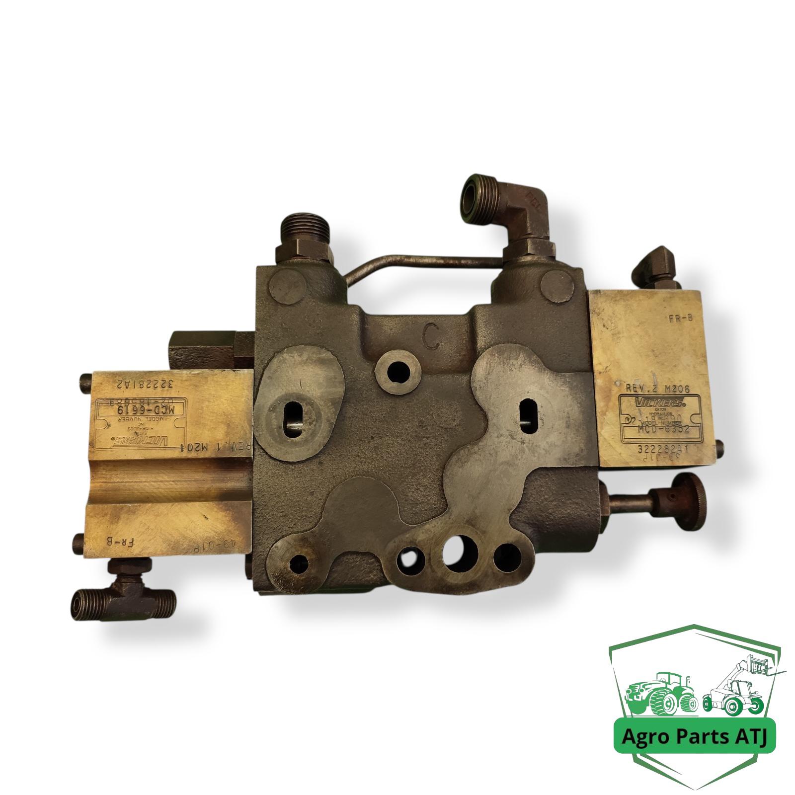 Sekcja rozdzielacza 322281A2 VICKERS MCD-6619 Case MX 100