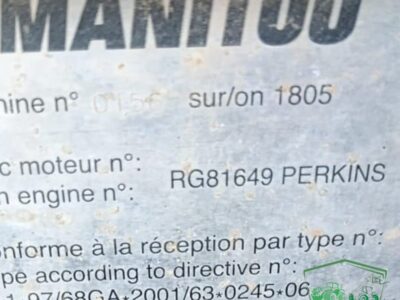 Manitou MT 1840 2008r.Parts,Części