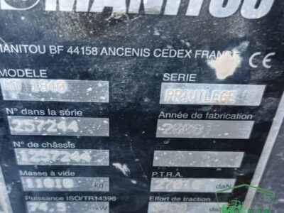 Manitou MT 1840 2008r.Parts,Części