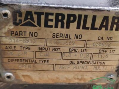 Oś napędowa 635602 Carraro 3148933 CAT TH 407