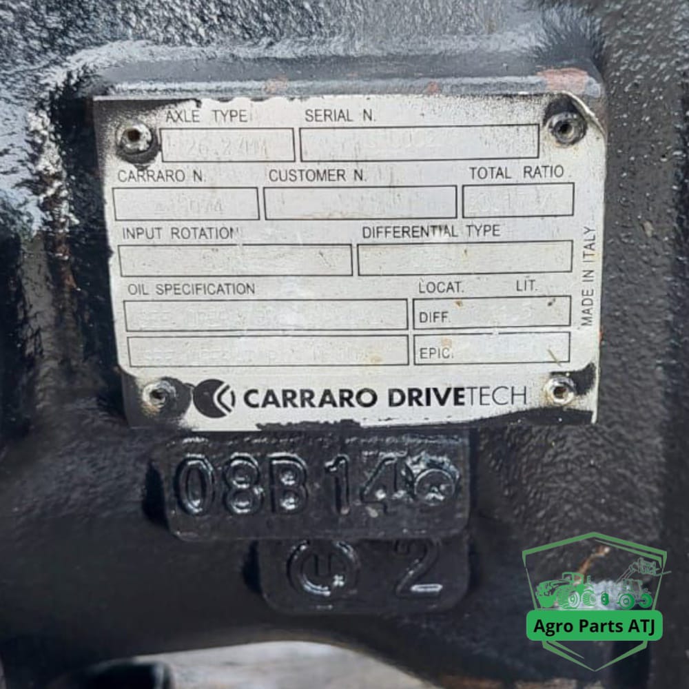 Oś napędowa 635602 Carraro 3148933 CAT TH 407
