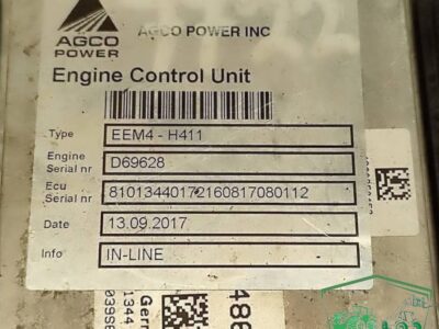 Sterownik ECU EEM4 Komputer silnika AGCO POWER D49FSR – Massey Ferguson 7722