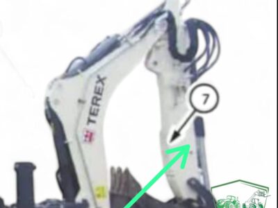 Siłownik tylnej łyżki 6111070M91 Terex TLB 860