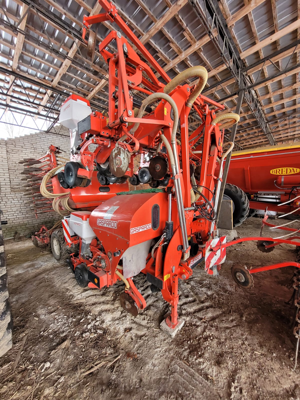 Siewnik do kukurydzy Gaspardo 8 rzędowy, talerzowy