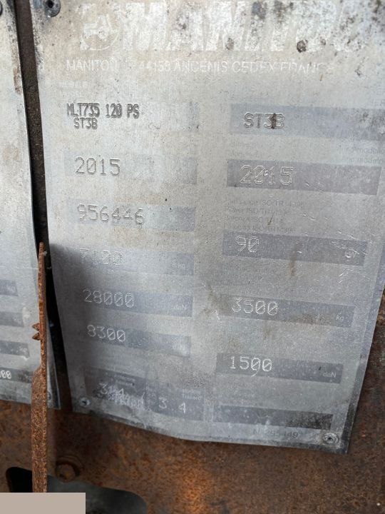 Manitou MLT 735 - Most Przedni Tylny Atak Zwrotnica Zwolnica Felgi Ramię