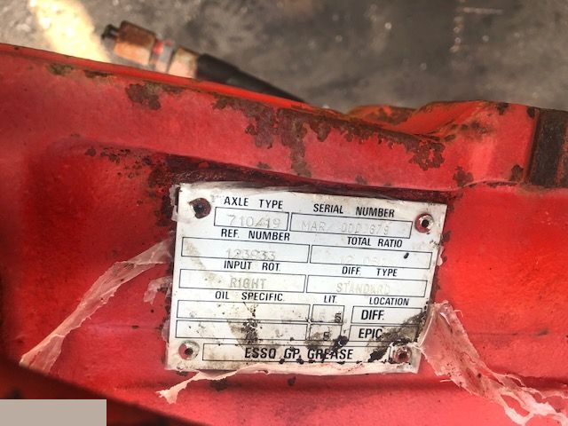 Manitou Carraro 710/19 [CZĘŚCI MOSTU]