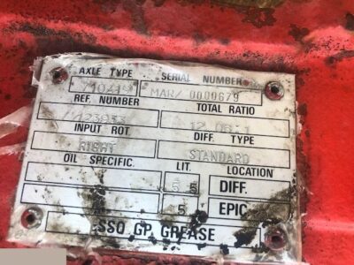 Manitou Carraro - Zwolnica Półoś