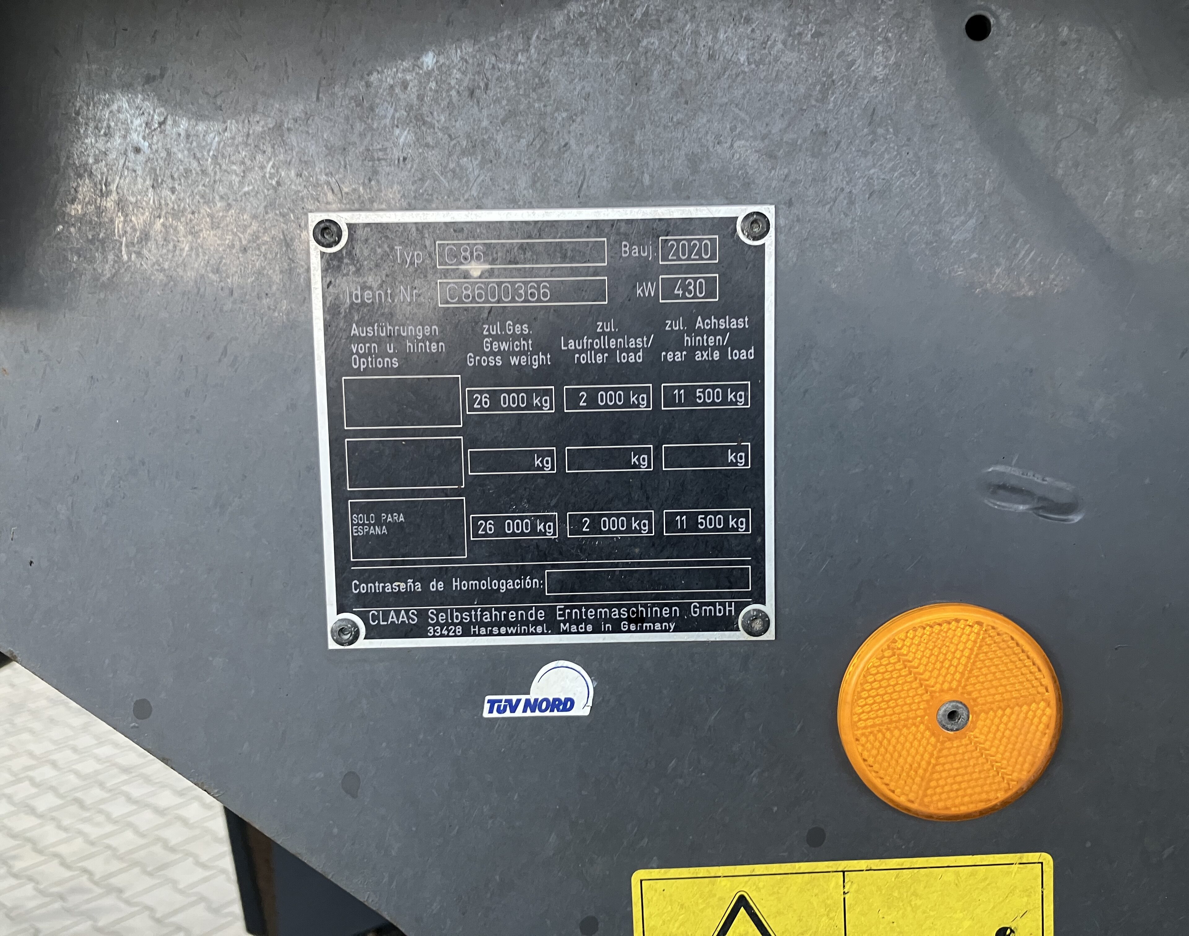 CLAAS LEXION 8700 TERRA TRAC