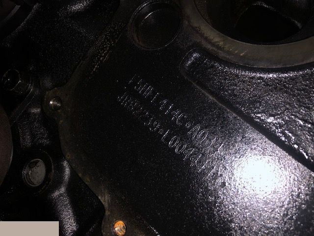 Perkins F5HFL414C Silnik Głowica Cylindrów Blok Cylindrów Wał korbowy