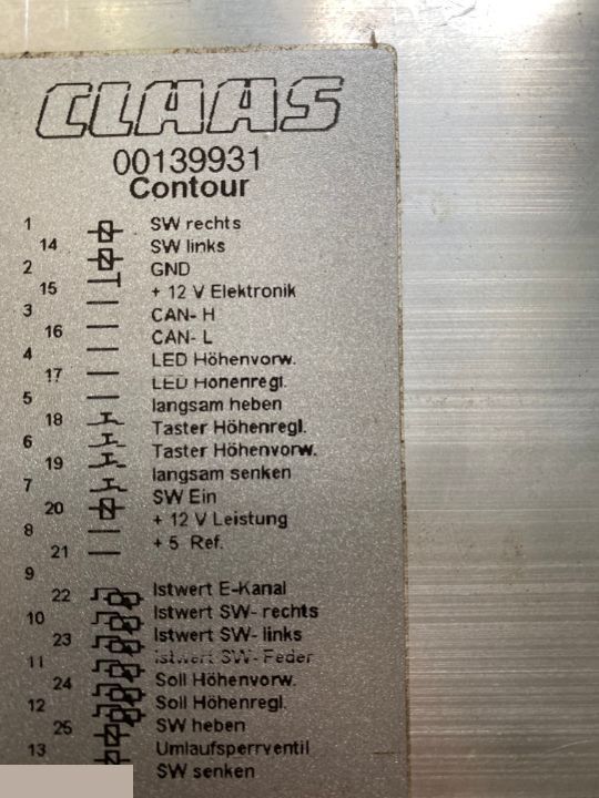 Claas Lexion 510 520 530 540 550 560 570 600 - AUTO CONTOUR 00139931