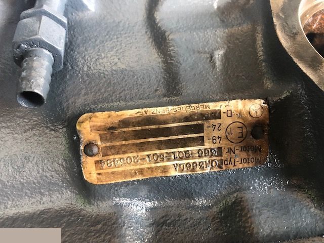 Mercedes om 366 la - Blok Cylindrów