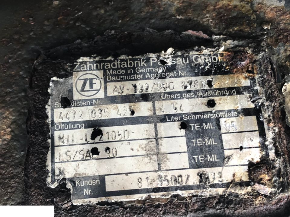 Autobus MAN - EB902 A20 Most Tylny