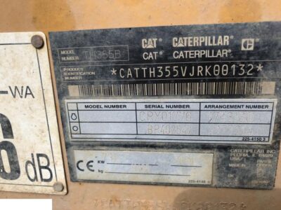 Cat th355 - Most Napędowy Półoś Piasta Atak Silnik C6 Skrzynia Biegów Ramię