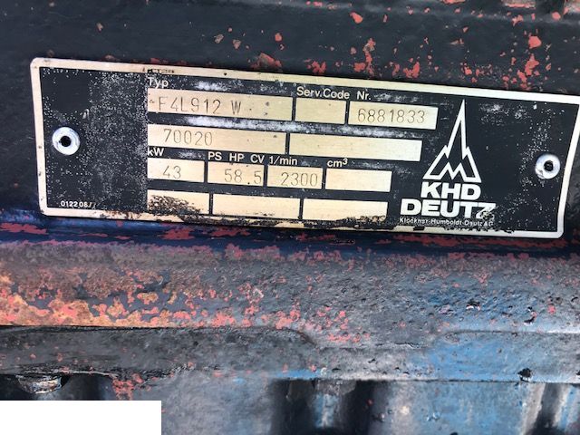 Deutz F4L912W - Rozrusznik