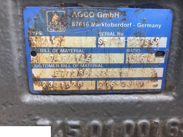 Fendt 700 - Zwrotnica