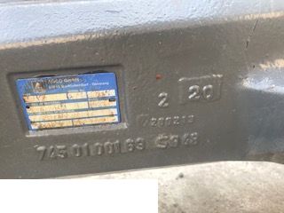 Fendt 716 -Oś Przednia TYP x711 ~ Fendt 7450100163