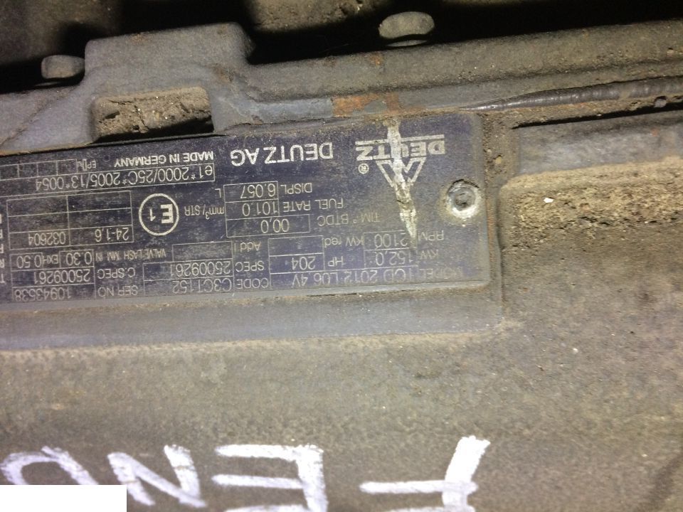 Fendt 820 - Silnik TCD2012L064V