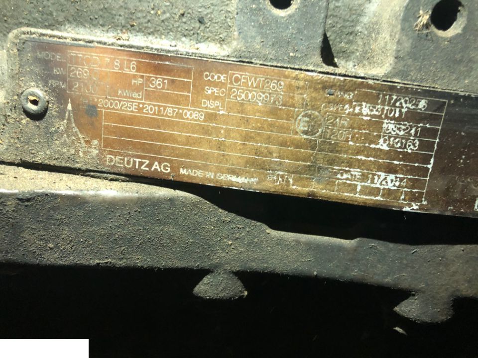 Fendt 936 Silnik TTCD 7.8 l6 silnik części