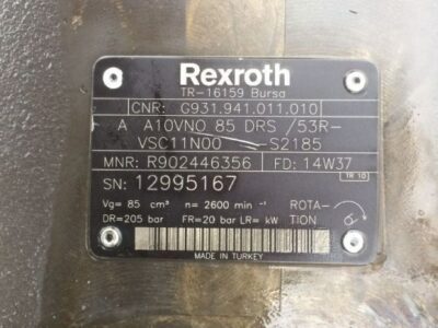 Fendt 939 - Pompy Hydrauliki - Rexroth mnr 0510 425 60