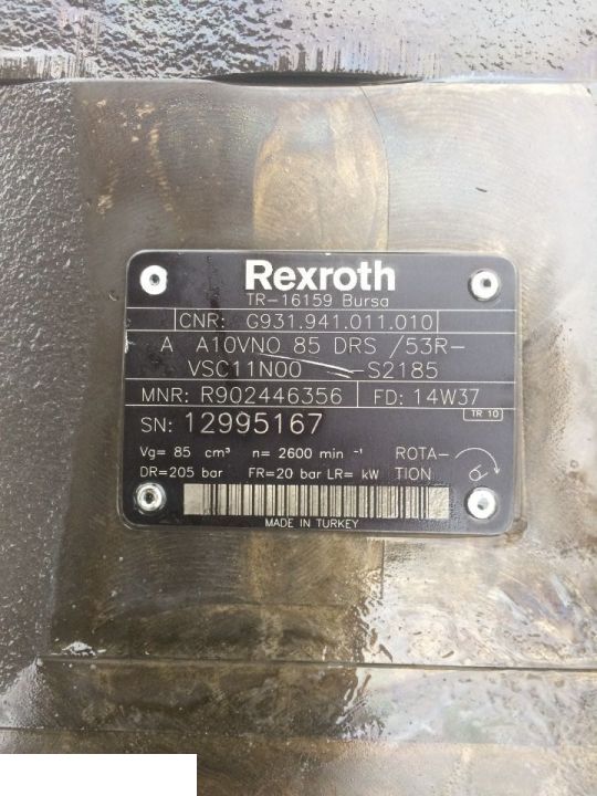 Fendt 939 - Pompy Hydrauliki - Rexroth mnr 0510 425 60