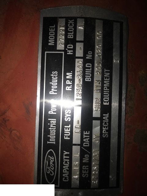 Ford 2722E - Silnik [CZĘŚCI]