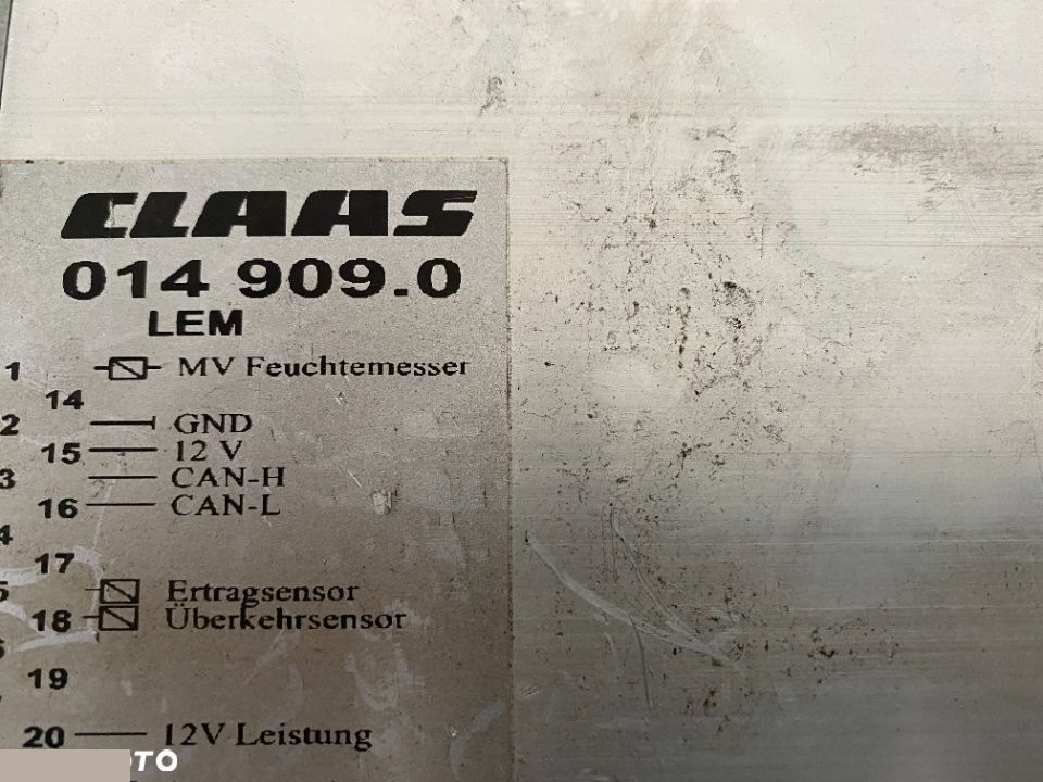 CLAAS LEM 014 909.0 do kombajnu CLAAS Lexion