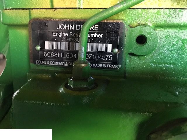 John Deere 6068H - [CZĘŚCI] Blok Pompa Wtryski