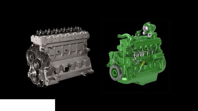 John Deere 6081T - Power Tech [Części] - Silnik