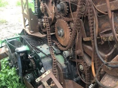 John Deere V451M V461M - Przekładnia Podbieracz Tryby Wały Rotor Noże CZĘŚCI