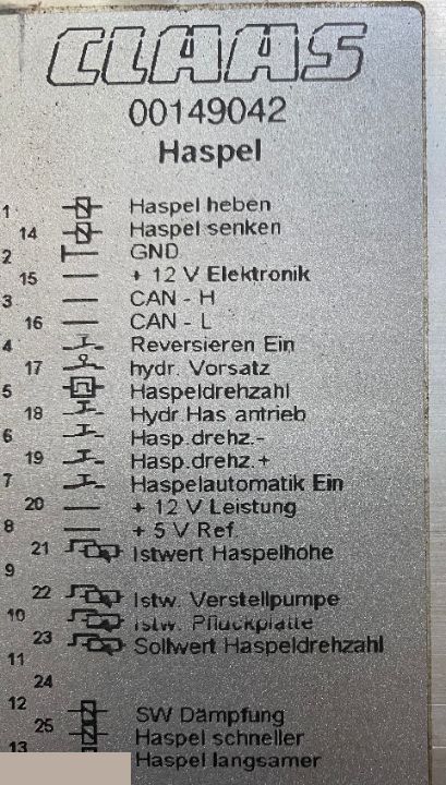 Claas Lexion 540 560 570 600 - Haspel 00149042