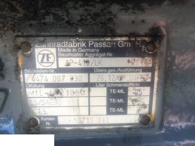 Liebherr L564 - Most Napędowy Tylny Wkład Mostu Zwolnica Półoś Obudowa Mostu