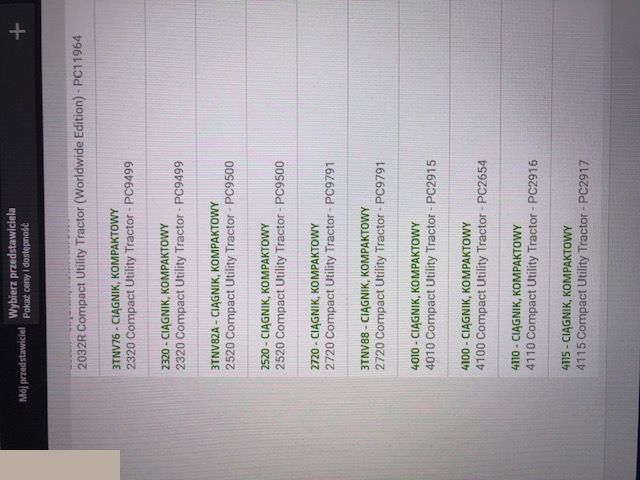 John Deere 2320 2720 4100 4110 - Most Przedni