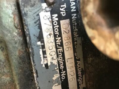 Man D2866 - Blok Głowica