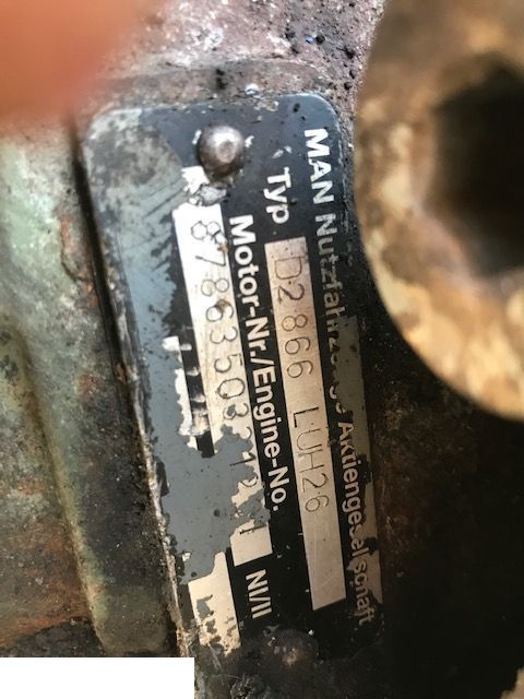 Man D2866 - Blok Głowica